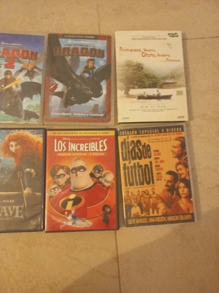 Películas DVD Disney Pixar Cars, Dory, Aviones,