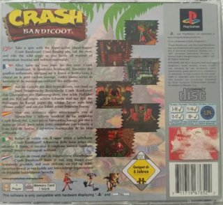 Crash Bandicoot PS1 Platinum Leer descripción