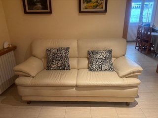 Sofá 2-3 plazas beige