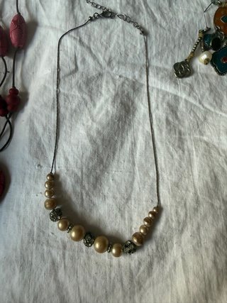 Lote Bisutería Boho Étnica 5 Collares + Aretes