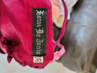 Vestido fiesta fucsia Gotas de Junio T38