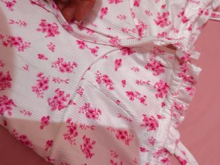 Vestido Verano Flores Rosas