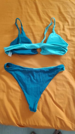 Bikini Unijoy Garment bicolor acanalado
