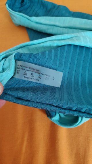 Bikini Unijoy Garment bicolor acanalado