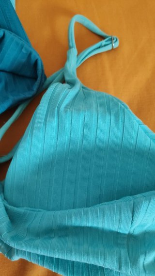 Bikini Unijoy Garment bicolor acanalado