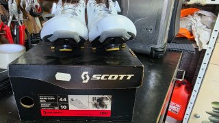 Zapatillas Ciclismo Carretera Scott Blancas