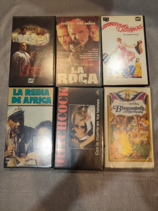 Lote Películas VHS: Tortugas Ninja, Titanic, etc