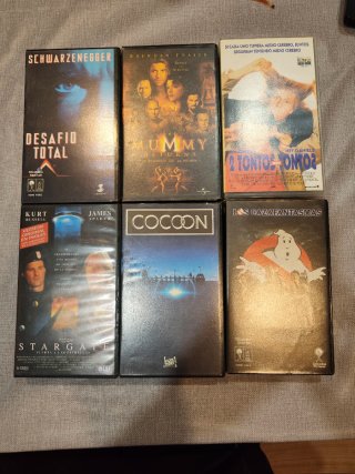 Lote Películas VHS: Tortugas Ninja, Titanic, etc