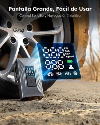 NUEVO! (90€) Arrancador Coche 4000A + Compresor