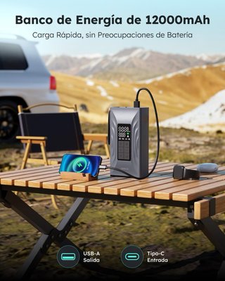 NUEVO! (90€) Arrancador Coche 4000A + Compresor