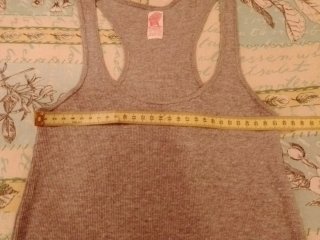 Camiseta tirantes Zara gris.  Vintage