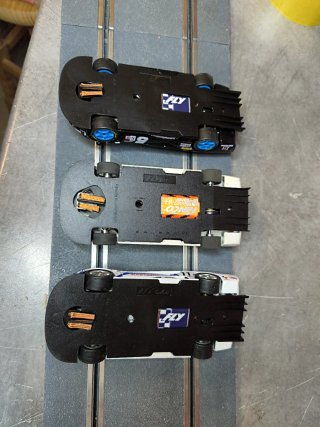 3 coches Scalextric Fly 1/32