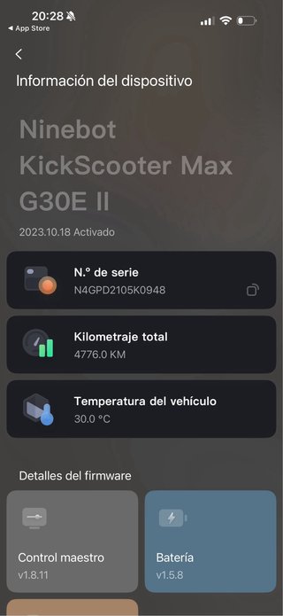 Ninebot KickScooter Max G30E II Patinete Eléctrico