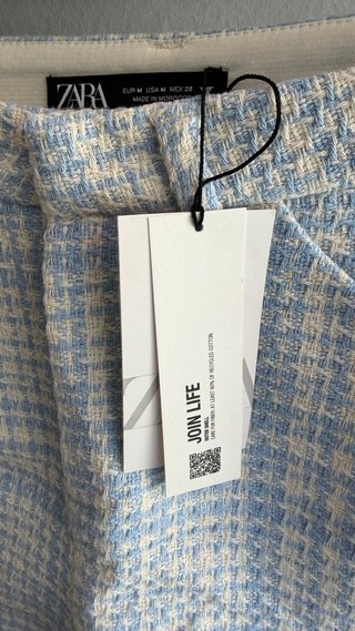 Pantalones cortos Zara tweed