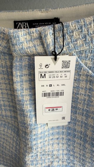 Pantalones cortos Zara tweed
