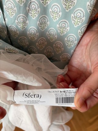 Vestido niña estampado