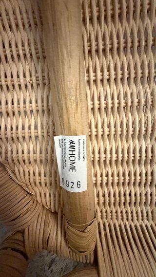 Mesa y Silla Infantil Ratán H&M