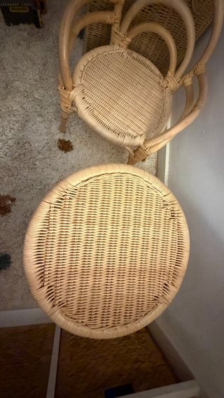 Mesa y Silla Infantil Ratán H&M