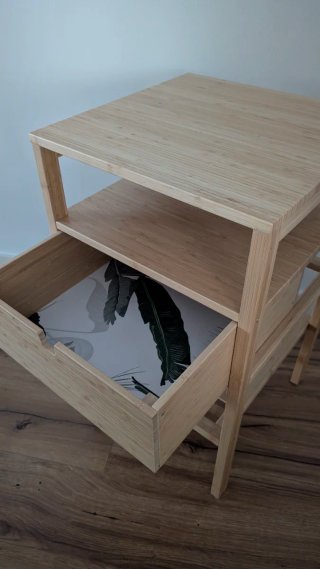 Mesita Noche Bambú IKEA NORDKISA