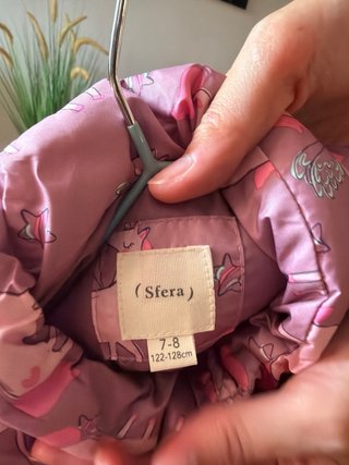 Chaleco plumífero unicornios niña 7-8 años