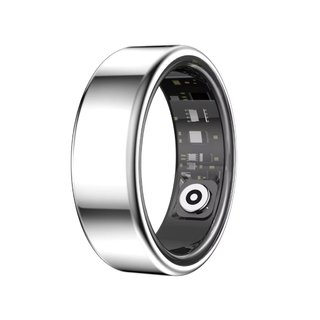 Anillo Inteligente Negro. Y plata