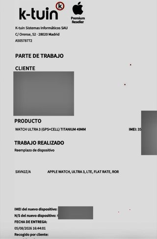 Apple Watch Ultra Titanio Negro.