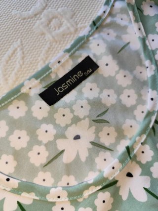 Vestido longo estampado floral leve