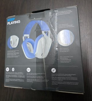 Logitech G435 Cuffie Blu e Bianco