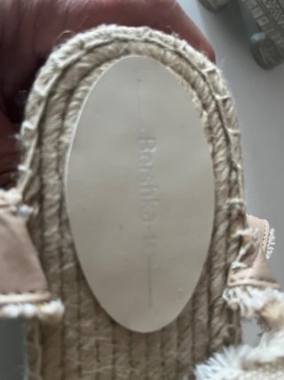 Sandalias de plataforma beige