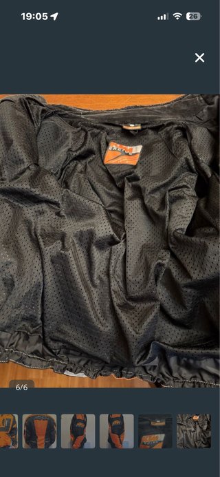 Chaqueta  Moto KTM Comp Naranja y Negra