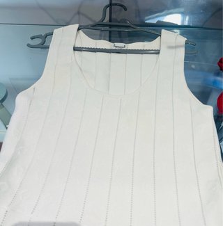 Vestido blanco ajustado S