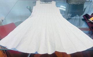 Vestido blanco ajustado S