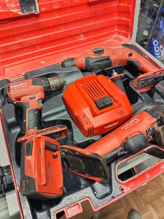 Kit 3 Herramientas Hilti (Taladro, Rotomartillo, A
