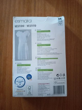 Vestido Esmara Blanco Talla M