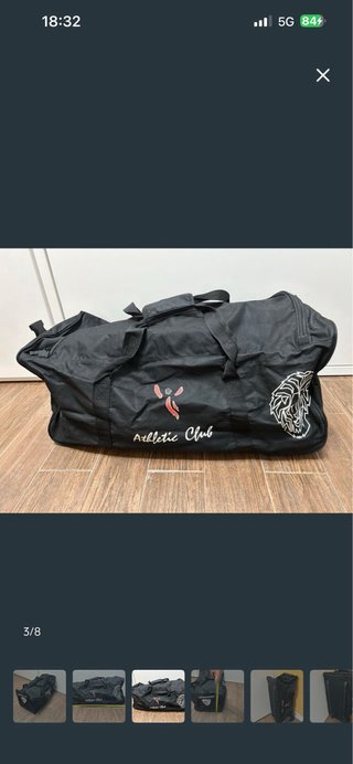 Bolsa de viaje Athletic Bilbao negra