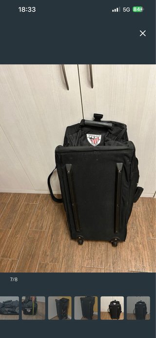 Bolsa de viaje Athletic Bilbao negra