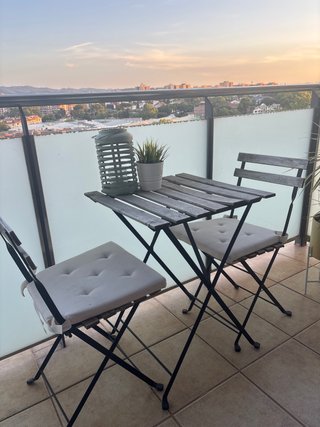 Mesa y 2 Sillas Terraza Ikea Plegables