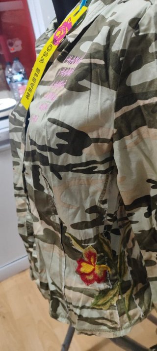 Camisa Rosa Eleven Camuflaje Talla M