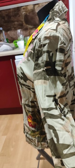 Camisa Rosa Eleven Camuflaje Talla M