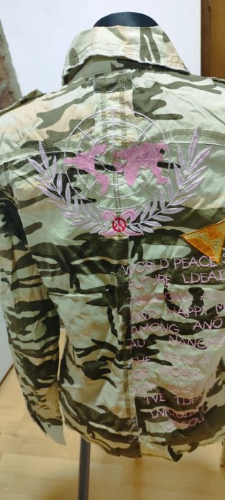 Camisa Rosa Eleven Camuflaje Talla M