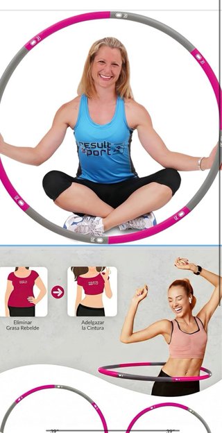 Aro Hula Hoop Fitness Ejercicio