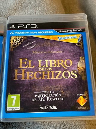 Lote Harry Potter PS3 Wonderbook (2 juegos)