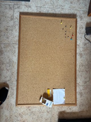 Tablero de corcho 90x59,5cm