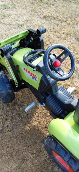 Tractor Juguete Claas con pala y excavadora