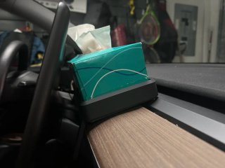 Soporte Caja Pañuelos Accesorio Tesla Model 3 / Y