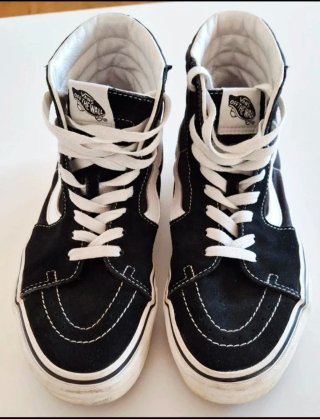 Scarpe Vans Sk8-Hi Platform Nere