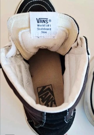 Scarpe Vans Sk8-Hi Platform Nere