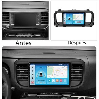 Radio Pantalla CARPLAY GPS para Peugeot Expert