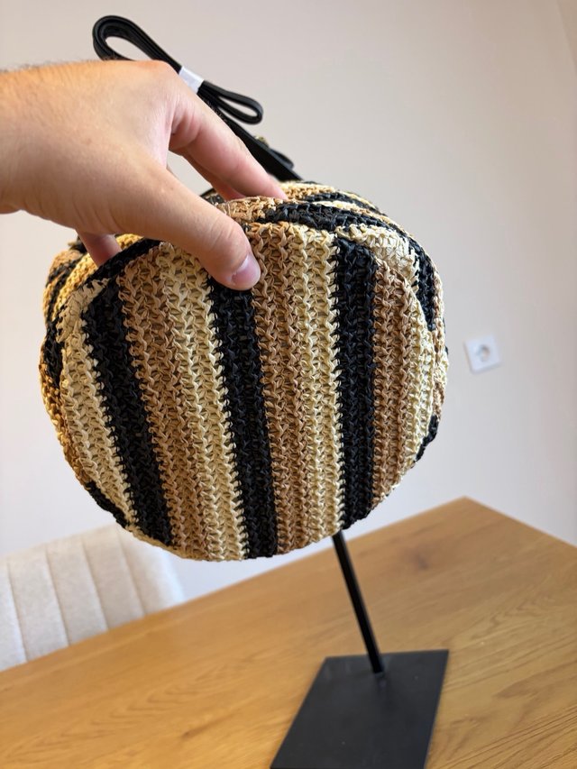 Bolso Saco MAC&NOA Rafia Trenzada Multicolor
