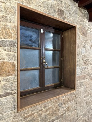 Ventanas madera maciza